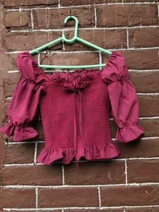 Red &amp; Blue Stripe Top