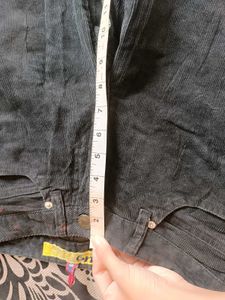 Black Velvet Bootcut Trousers