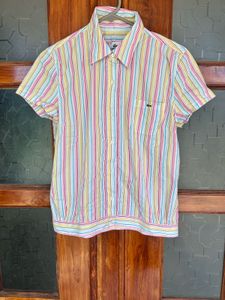 Lacoste Stripe Button Down Shirt