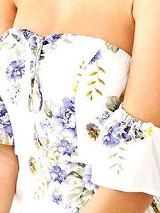 Ivory &amp; Blue F21 Sundress