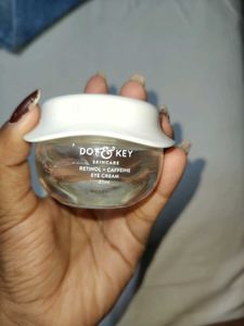 Empty Dot&Key Eye Cream Jar–21m(Retinol + Caffeine