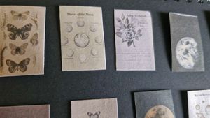 25 PCs Of Black And White Journal Stickers