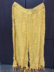 People Yellow Pant With Tassels