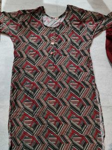 Patterned Tunic Top
