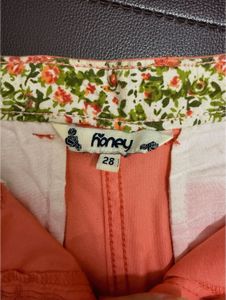 Tailored Coral Summer Shorts