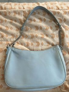 H&m Blue Sling/shoulder Bag With Extra Straps