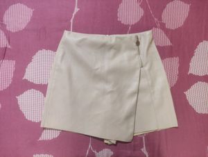 Zara Leather Skirt With Inside Shorts🥀