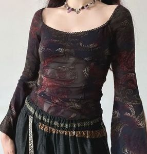Paisley Print Top