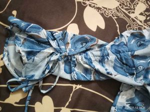 Blue Patterned Shirt