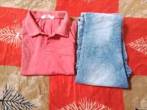 tshirt 👕 with jeans 👖
