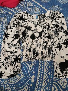 White Floral Top