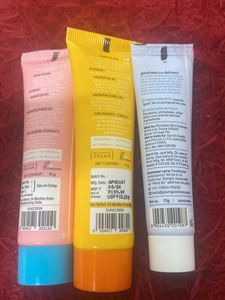 SPF 50 Aqualogic And Plum Sunscreen 3 Tube