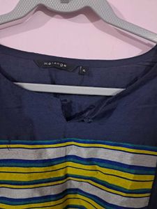 Blue Printed Kurta