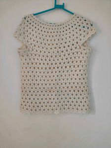 Crochet Knit Top handmade