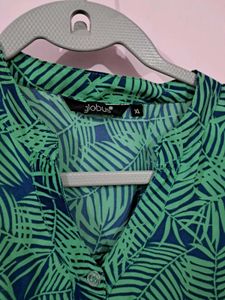 Green Printed Kurti
