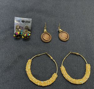 Earring Set: Jhumkas &amp; Hoops!