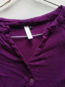 Purple Tiered Dress