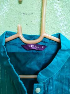 Dark Sea Green Straight Fit Kurta