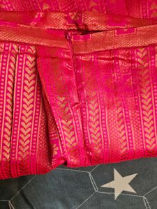 Elegant Pink Ethnic Skirt