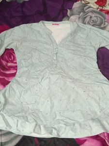 Cute Light Blue Top