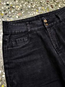 Black Straight Jeans