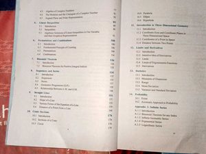 Textbooks: Physics, Chemistry, Maths