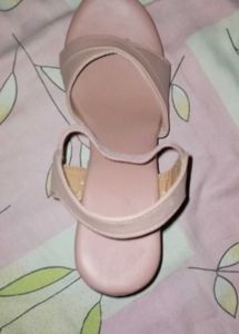 Pink Ankle Strap Heels