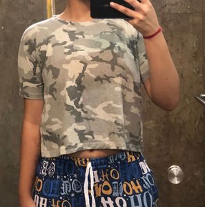 Camouflage Print Tee