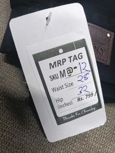 M@12 Size-28 (Sale) Latest Ladies high waist Jeans