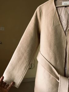 Elegant Beige handmade Trench Coat