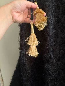 Black Fuzzy Skirt