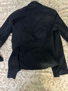 Black Button-Down Shirt