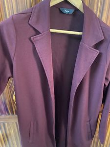 Burgundy Duster Coat