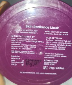 Foxtale Face Clay Mask