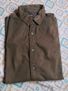 Olive Green Button-Down Shirt