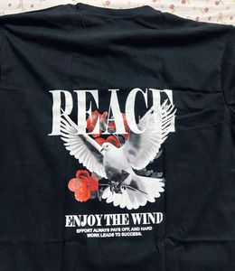 Black Peace Dove Graphic T-Shirt