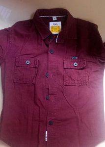 Stylish Shirts - Maroon &amp; Black