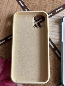 Iphone 11 Hard Cover And red Silicon Case