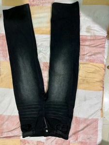 Wide Leg Black Jeans