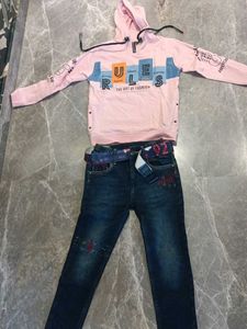 boy's jeans and t shirt set