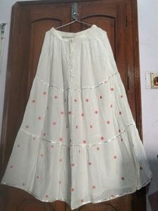 White Long Skirt