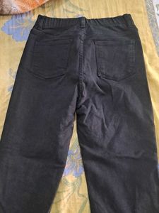 Black Straight Leg Jeans