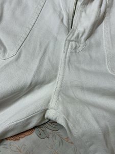 White Cargo Pants