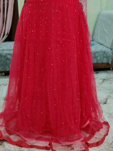 Red &amp; Black Lehenga Choli