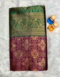 Elegant Banarasi Saree with Running Blouse
