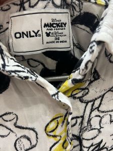 Mickey Mouse Print Shirt