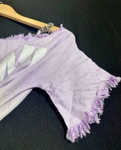 Ombre Dress In Lilac And White( M-L Size)