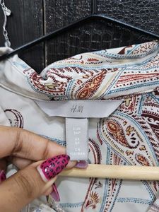 Paisley Print Blouse