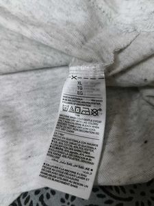 Old Navy Men Grey Cotton Regular Fit Tshirt