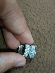 Stylish Silver Shiny Hoops For Girls And Women